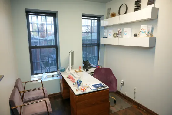 Jackson Heights Orthodontics Doctor's Desk